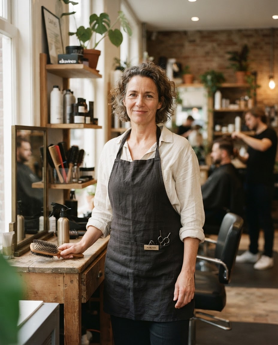Paula Sinteur, Krullenspecialist bij Sterrenkappers